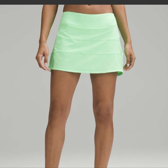 lululemon athletica Pace Rival Skirt/Skort Sz.18 Green - Picture 2 of 11